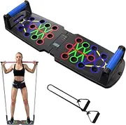 Foldable Pushup Board | Portable Fitness Equipment - Ergonomic Strength Training Equipment for Men and Women, Pushup Board with Automatic Counter