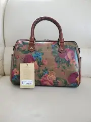 Patricia Nash Vintage Victorian Garden Skye Crossbody Satchel. New With Tags