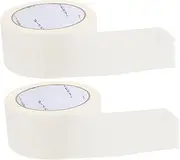 MINAOLULUS 2Pcs Multi Functional Kraft Paper Tape for Shipping and Book Binding Writable Packaging Tape Adhesive for Moving and Sealing Convenient Flatback Design