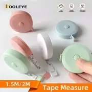 1.5/2M Soft Tape Measure Double Scale Body Sewing Flexible Measurement Ruler For