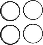 X AUTOHAUX Hub Centric Rings,65.1mm ID 72.6mm OD Car Wheel Hubrings ABS Plastic Black,4pcs