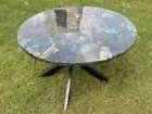Labradorite Stone Coffee Round Table Top, Center Corner Table Top, Home Decor