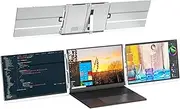 Laptop Screen Extender for 13.3‑16 Inch Laptop, 14 Inch FHD 1920x1200 60Hz 16:10 USB C HDMI Portable Monitor, Dual Monitor for Triple Screen, Plug & Play for Windows, for OS X
