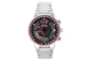 Citizen Eco-Drive Perpetual World Time Satellite Wave Black Dial CC3031-51E 100M Mens Watch