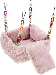 ibasenice Comfortable Guinea Pig Bed Decorative Hamster Hammock for Pets Chinchilla Hideout Breathable Soft for Sleeping Playing