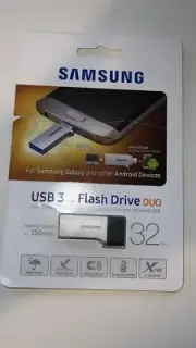 Samsung 32GB USB3.0 Flash USB Drive Duo OTG Memory Stick 130MB/s