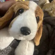 Aurora Beagle Puppy Dog Plush Stuffed Animal Brown White Black 12" New Tags