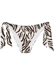 Max Mara Beachwear Silvana Zebra-print Bikini Briefs - Brown - Iii (UK12 / M) III (UK12 / M)