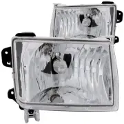 ANZO For 1998-2000 Nissan Frontier Crystal Headlights Chrome (for: Nissan)