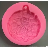 在飛比找蝦皮購物優惠-玫瑰印花模 蠟片模具 DIY 矽膠模具 香薰 石膏 手工皂模