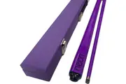 GRAFEX NEON PURPLE Graphite multi-weight system Pool Snooker Billiard Cue and Purple Cue Case