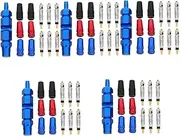 ULTECHNOVO 5 Sets Valve Core Set Valve Core Tool Bicycle Valve Cores Bicycle Valve Core Remover Bicycle Valve Core Kit Bike Valve Core Kit Valve Core Removal Tool Iron Stainless Steel