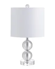 JONATHAN Y Brooklyn 17.5in Crystal LED Table Lamp