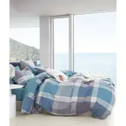 Ardor Queen Size Costa Cotton Quilt Cover Bedding Set Mauve