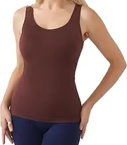 VKTBCTI Compression Tanks Top, Womens Seamless Shapewear Tummy, Control Body Shaper Camisole