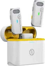 Hollyland Lark M1 Duo Kit (2 TX + 1 RX) 200m Wireless Microphone Kit - White