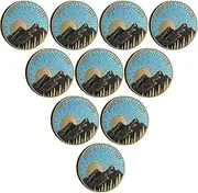 Sunrise Serenity Sobriety Chip One Day at A Time Inspirational Pocket Token for Addiction Recovery (Pack of 10)