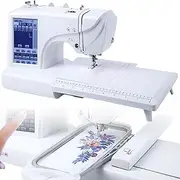 Portable Automatic Embroidery Machine Automatic Sewing Machine Electric Embroidery Machine 158 Built-In Designs, with 4" X 9.2" Embroidery Area and LCD Touch Screen