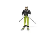 Bruder Licensed 1:16 Scale Bworld Skier With Accessories 60040 For Baby Kids 4y +