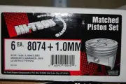 Hi-Tech 8074.040 (1.0MM) Set of 6 Pistons for L6-2579 CC Toyota