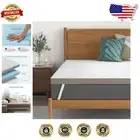 High-Density Foam Mattress Topper - Extra Lumbar Support for Full-Size Beds