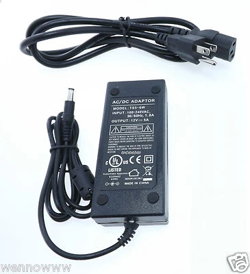 UL Premium Power Adapter fit Swann Lorex AvertX Q-See Zmodo DVRs ( 12V 5 AMP )