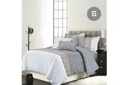 Bohemian Grey Quilt Doona Duvet Cover Set