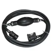 4X(300CM Boat Fuel Line Hose 6mm Gas Hose Connector Outboard Boat Engine3343
