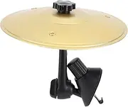 SENECESLI Car Cymbal, Car Crash Cymbal Air Vent, Mini Clip On Drum Crash Cymbal for Car Dashboard, Fits All Vehicles, Adjustable Bracket & Easy Installation (Gold)