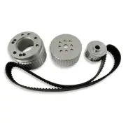 For Ford Small Block SBF 289 302 351W Aluminum Gilmer Belt Drive Pulley Kit