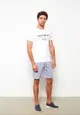 Crew Neck Short Sleeve Printed Combed Cotton Men's T-Shirt