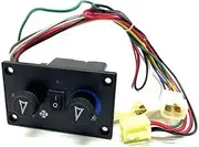 Air Conditioning Controller Panel Switch Assembly Compatible for Excavator Accessories JCM 921/922/913/906D/907D 12v