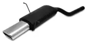 muffler for BMW E46 6 cyl Saloon 320i 110kW 1998-2005 Single Tip 145x75mm