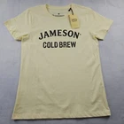 JAMESON Whiskey Cold Brew Promotional T Shirt Women Medium Organic Cotton NEW