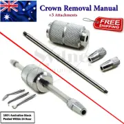 Crown Remover Gun Manual Three Attachments Removal Restorations Lab NEW
