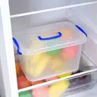 Portable Thick Transparent Storage Box Plastic Box With Lid Toy Clothes Stor _ga