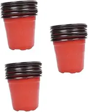 SUPVOX 120Pcs Lightweight Plastic Nursery Pots for Succulents and Flowers Durable Plant Containers with Drain for Indoor and Outdoor Gardening for Seedlings