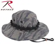 Vintage Vietnam Tiger Stripe SOF SOG Boonie Hat 100 Cotton Ripstop Rothco 5915