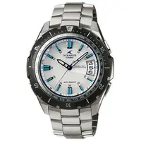 在飛比找momo購物網優惠-【CASIO OCEANUS系列】極簡都會太陽能六局電波錶-