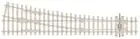Peco SL-E1095 OO Gauge Code 75 Concrete Sleeper Medium Radius R/H Electrofrog Po