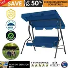 Swing Bench Chair Hammock Outdoor Furniture Patio Garden Canopy Seat Dark Blue