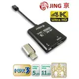 在飛比找遠傳friDay購物精選優惠-【Jing】4K 手機轉電視同步播放，最高規格【MHL3】m