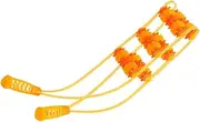 Vaguelly Manual Massage Roller with Rollers Handheld Back and Muscle Massager for Home Office and Travel Practical Therapy Tool for Neck Legs and Arms