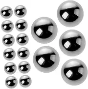 WOFASHPURET 20pcs Steel Mixing Balls for Paint and Nail Polish Durable Agitator Balls for Easy Stirring and Mixing for Crafting Inks and Pigments