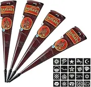 Pack of 4 Henna, Henna Brown Freckles, Henna Tattoo, Henna Colour, Freckles Henna, Freckles, Freckles Pen, Henna Red, Henna Freckles, Henna Red Brown, Freckles