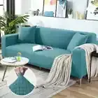 Elastic Sofa Cover Polar Fleece Corner Couch Cover L Shaped Slipcovers Protector