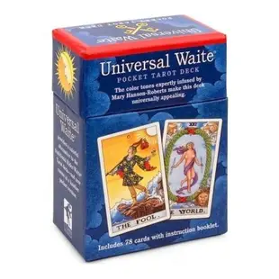 萊德偉特塔羅牌口袋硬盒版 ，附中譯小冊- Universal Waite Pocket Edition