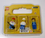 Lego 2009 3-Pack of Lego Land Mini Figures Cheerleader Fireman Construction