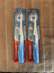 2PK Colgate 360 Sonic Floss-Tip Battery Powered Toothbrushes ~ Soft Bristles