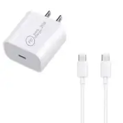 High Rate 20W Type-C Charger & Cable For Samsung Galaxy A71 5G UW SM-A716U A716V